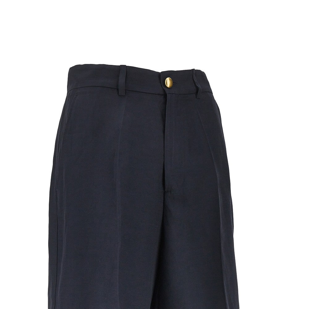 'Raisa' linen-blend shorts