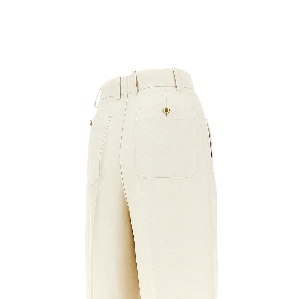 'Raisa' linen-blend pants