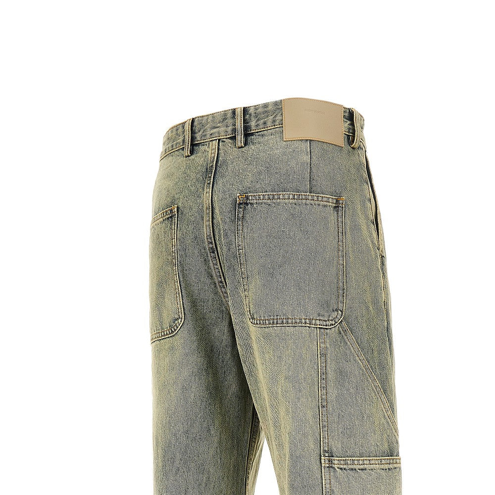 Jeans con risvolto