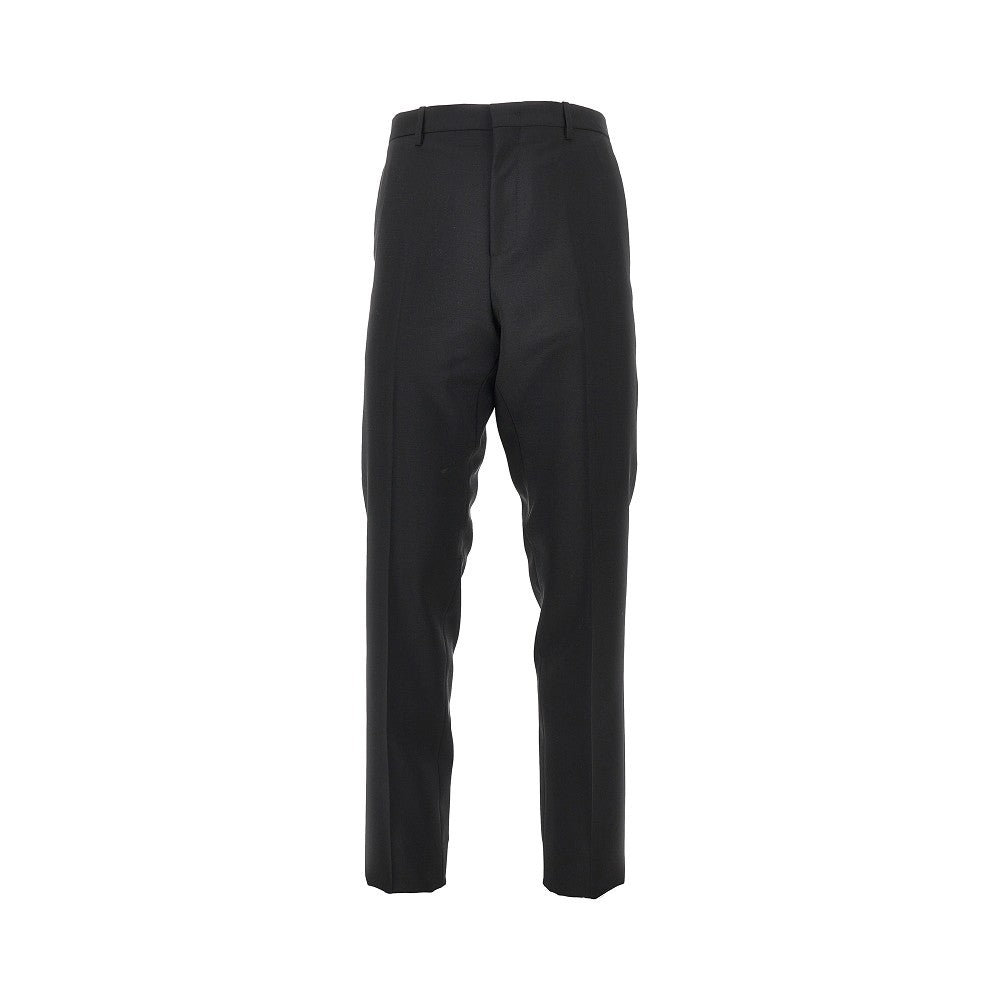 Kid mohair tailored pants