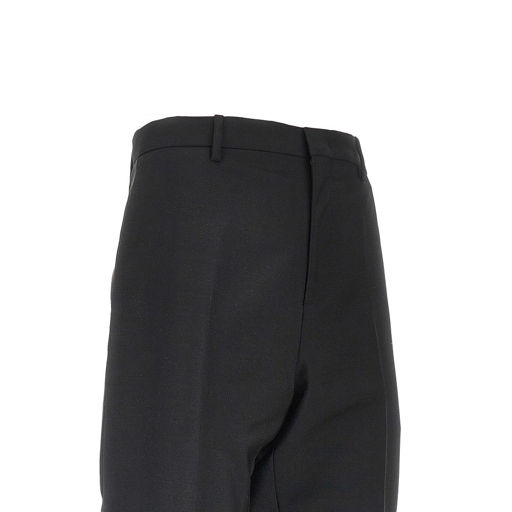 Kid mohair tailored pants