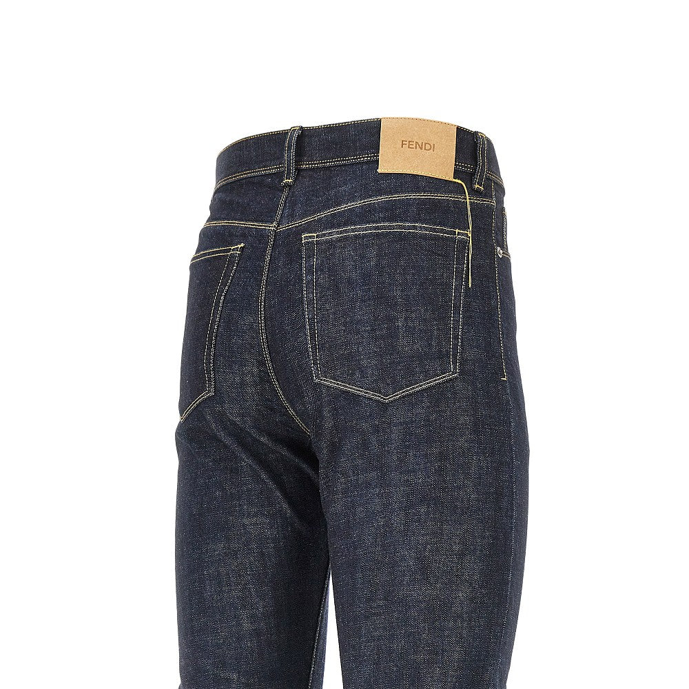 Straight leg Selvedge Denim jeans