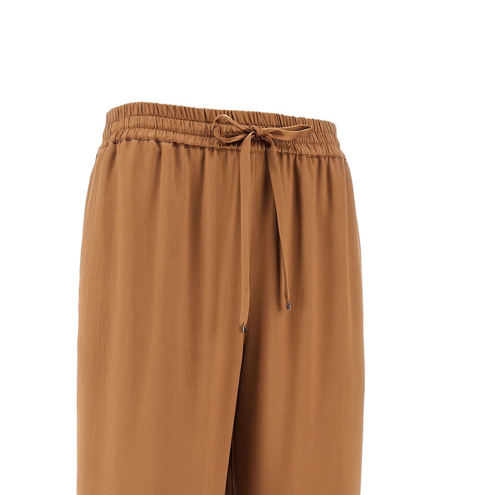 Pantalone pyjama in raso di seta