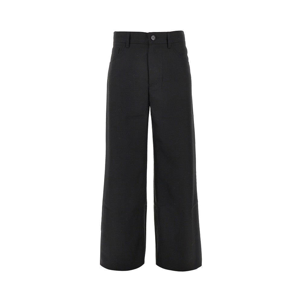 Wool-blend twill 'Jiro' pants