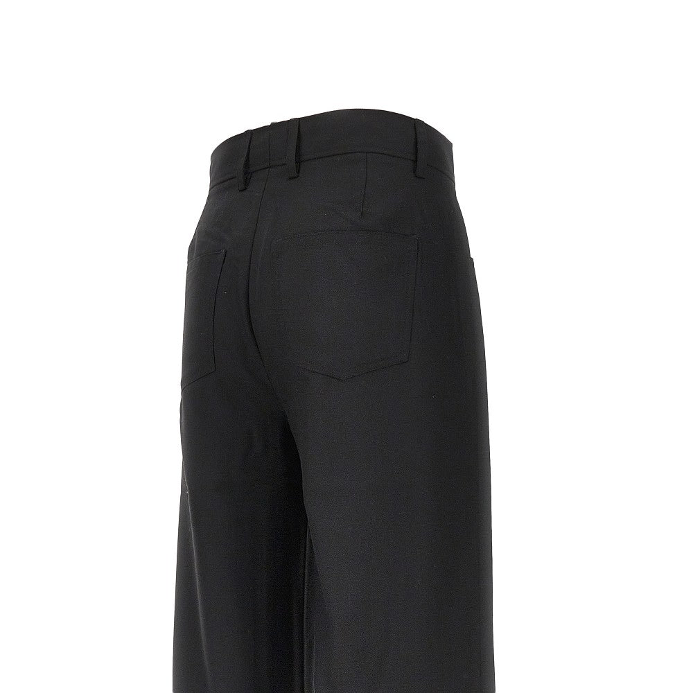 Wool-blend twill 'Jiro' pants