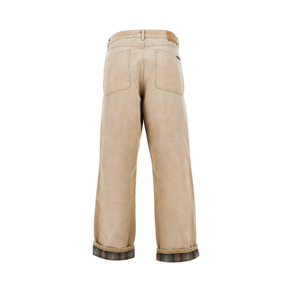 Cotton canvas 'Painter' pants