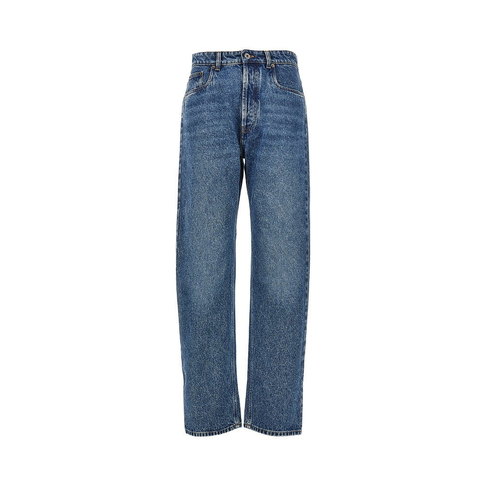 Jeans cinque tasche a gamba dritta