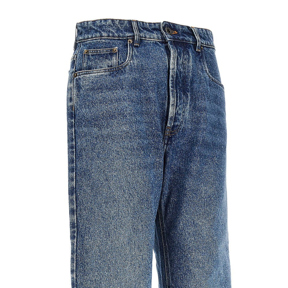 Jeans cinque tasche a gamba dritta