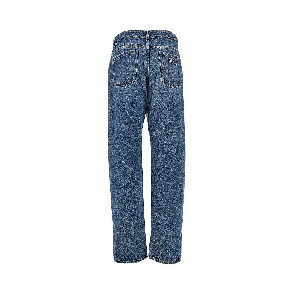 Jeans cinque tasche a gamba dritta