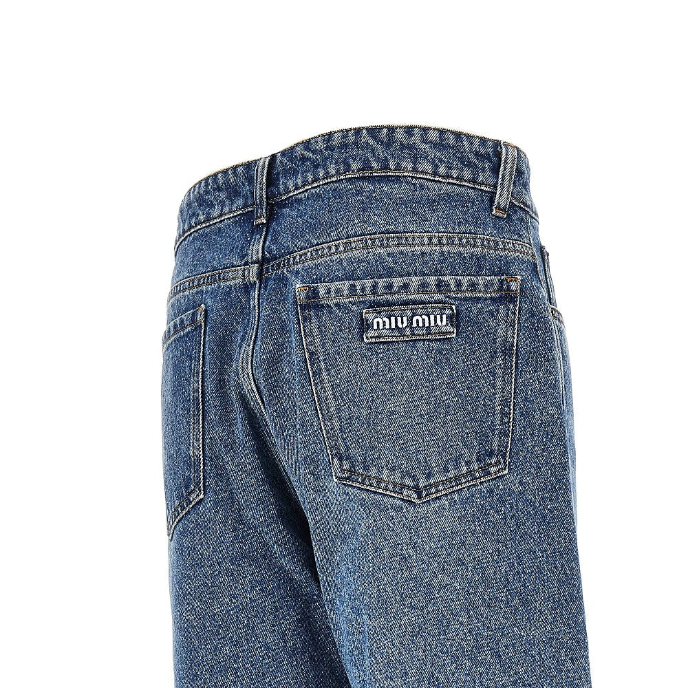 Jeans cinque tasche a gamba dritta