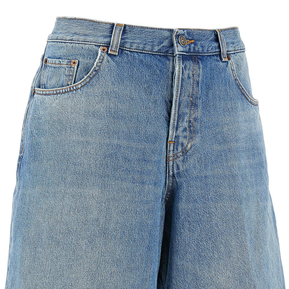 &#39;Becky&#39; oversized denim shorts