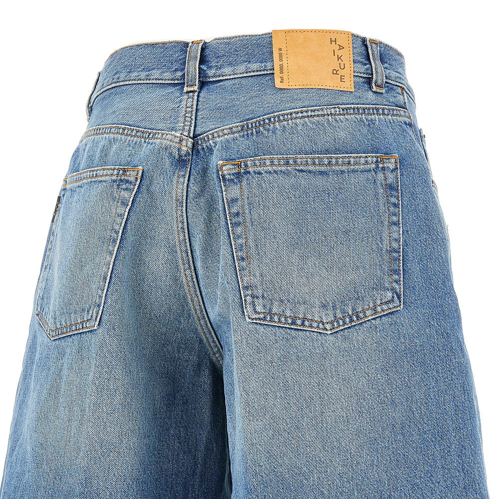 &#39;Becky&#39; oversized denim shorts