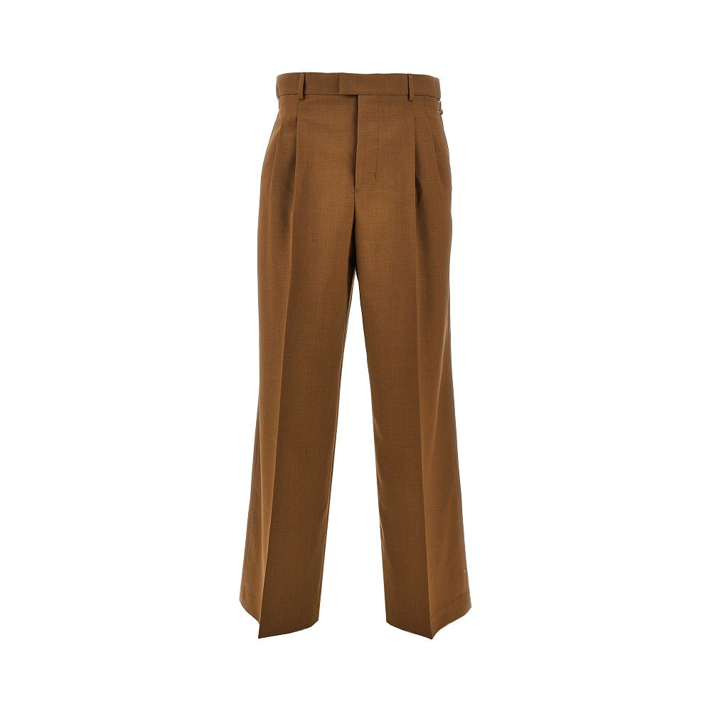 Wide leg pants with darts