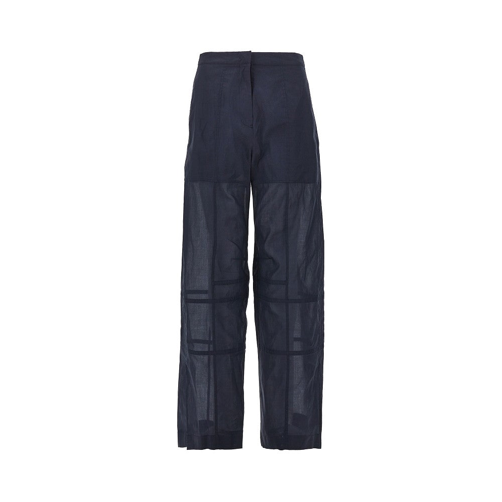 Pantalone in organza di cotone