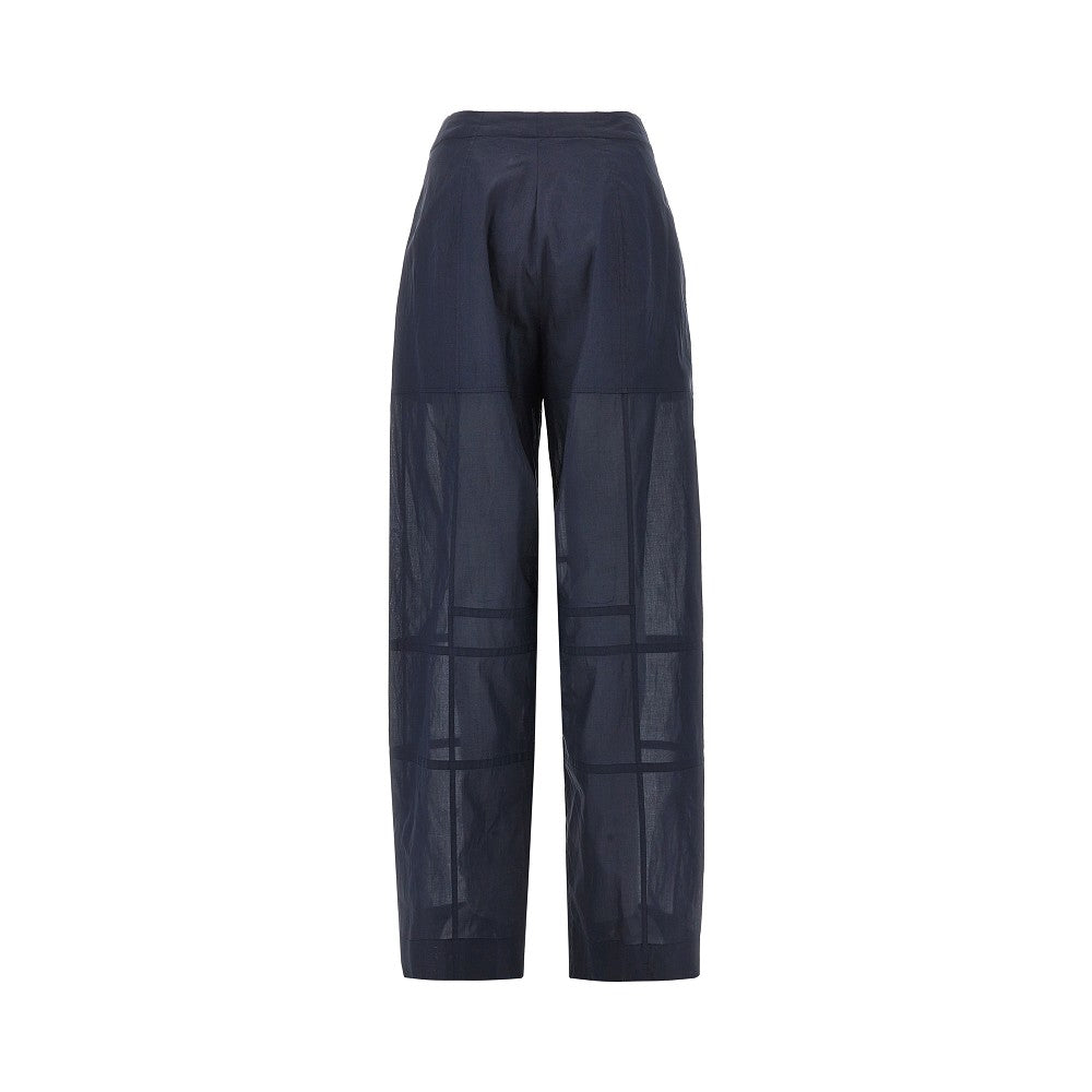 Pantalone in organza di cotone