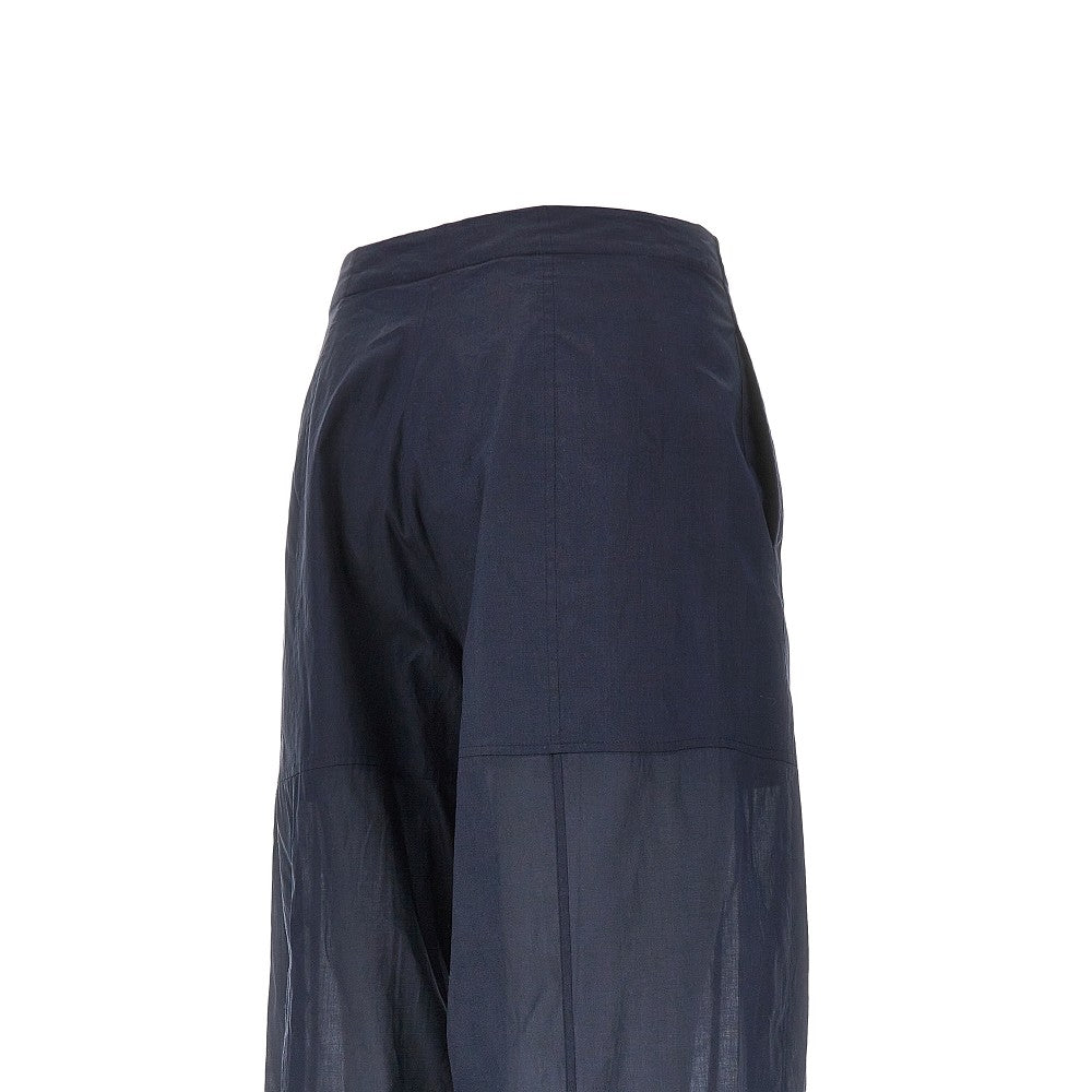 Pantalone in organza di cotone