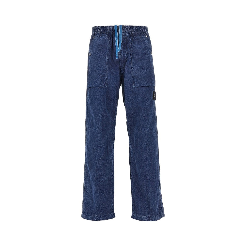 Hollow Fibre Nylon Indigo-TC pants