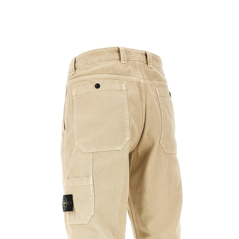 Pantalone in cotone Panama
