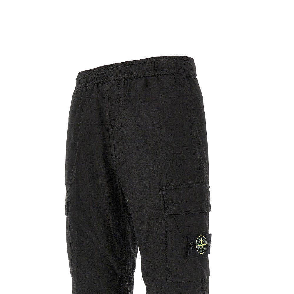 Stretch cotton cargo pants