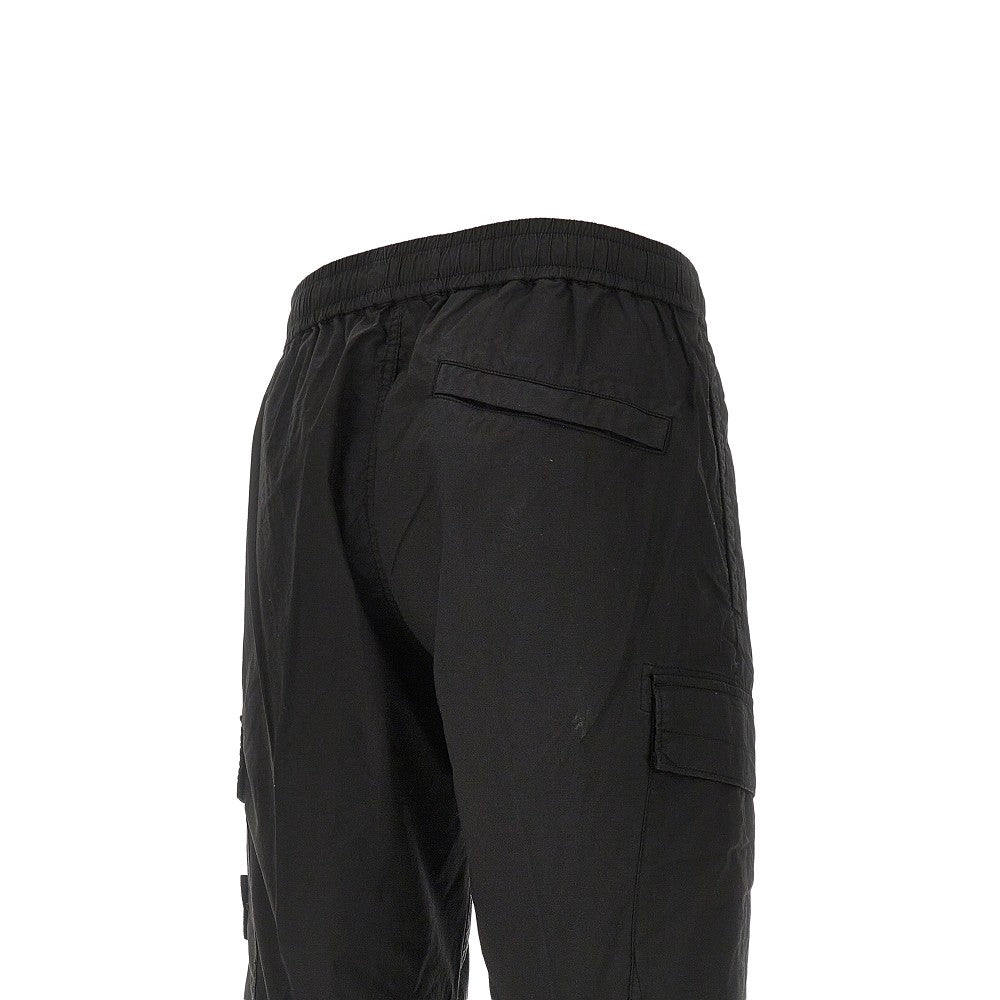 Stretch cotton cargo pants