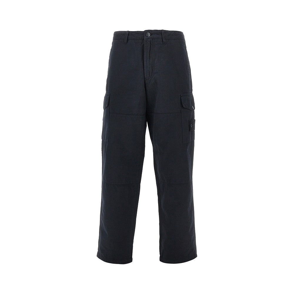 Cotton and linen cargo pants