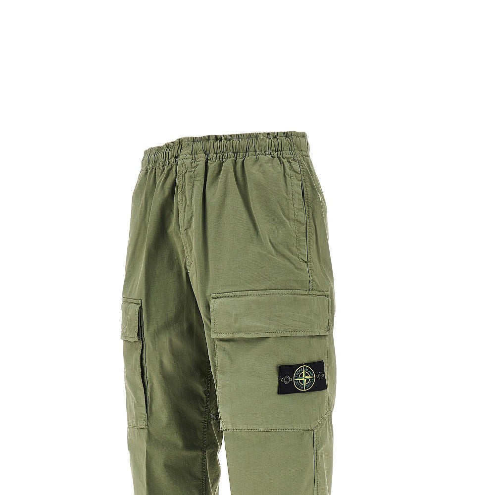 Pantalone cargo Loose Fit in cotone stretch