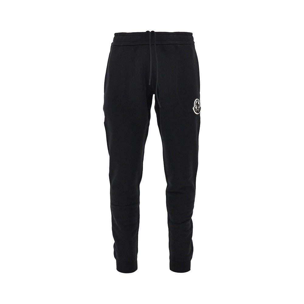 Joggers con patch logo in feltro