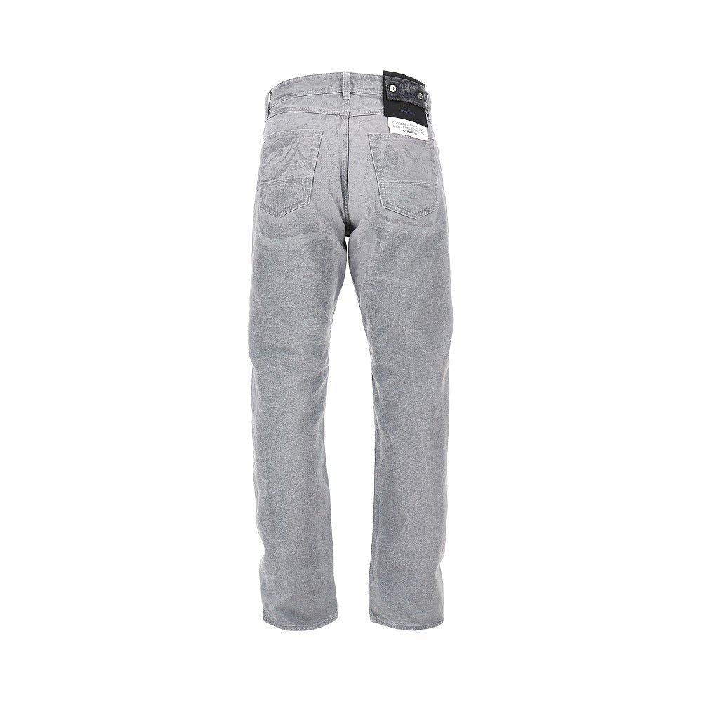 Corrored Reflective Denim Straight Fit jeans