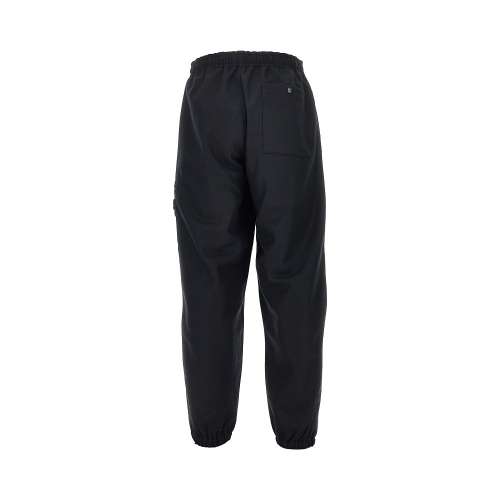 Flannel pants with Logo Badge