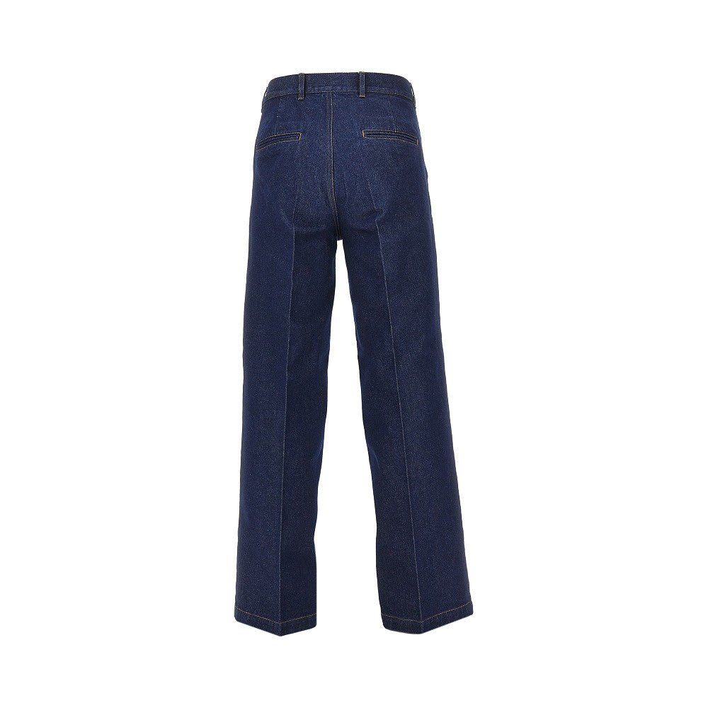 Wool denim 'Jackson' pants