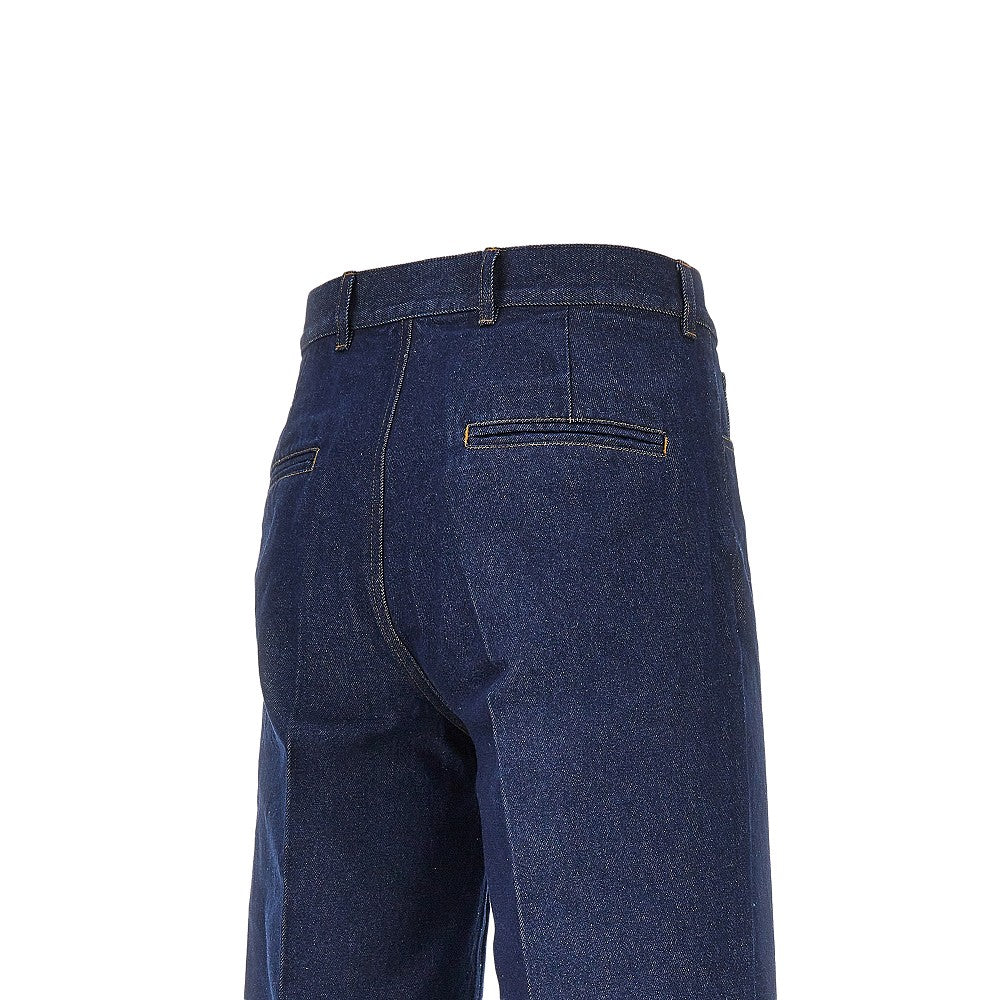 Wool denim 'Jackson' pants