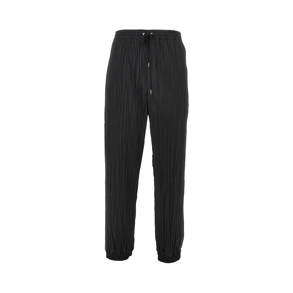 Pantalone 'Skiathos' in twill pieghettato