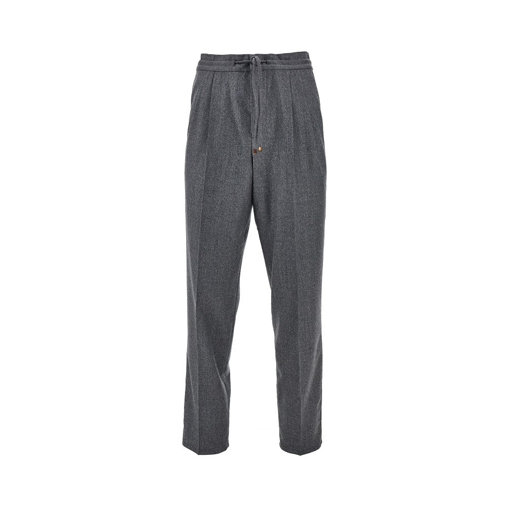 Pantalone Leisure Fit in lana