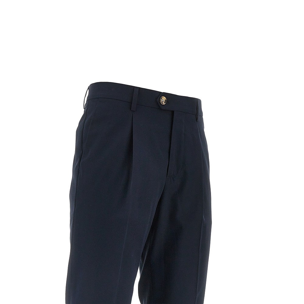 Cotton pants with dart