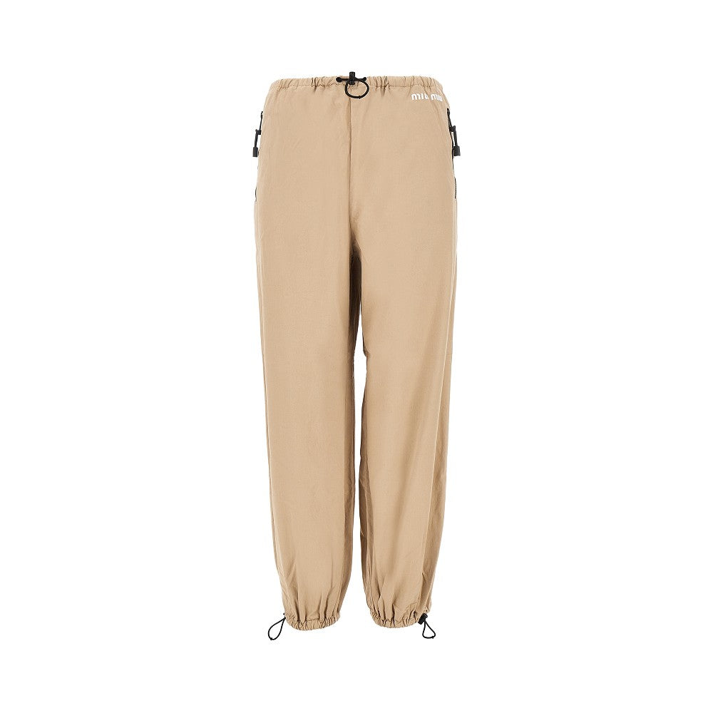 Pantalone in gabardine washed