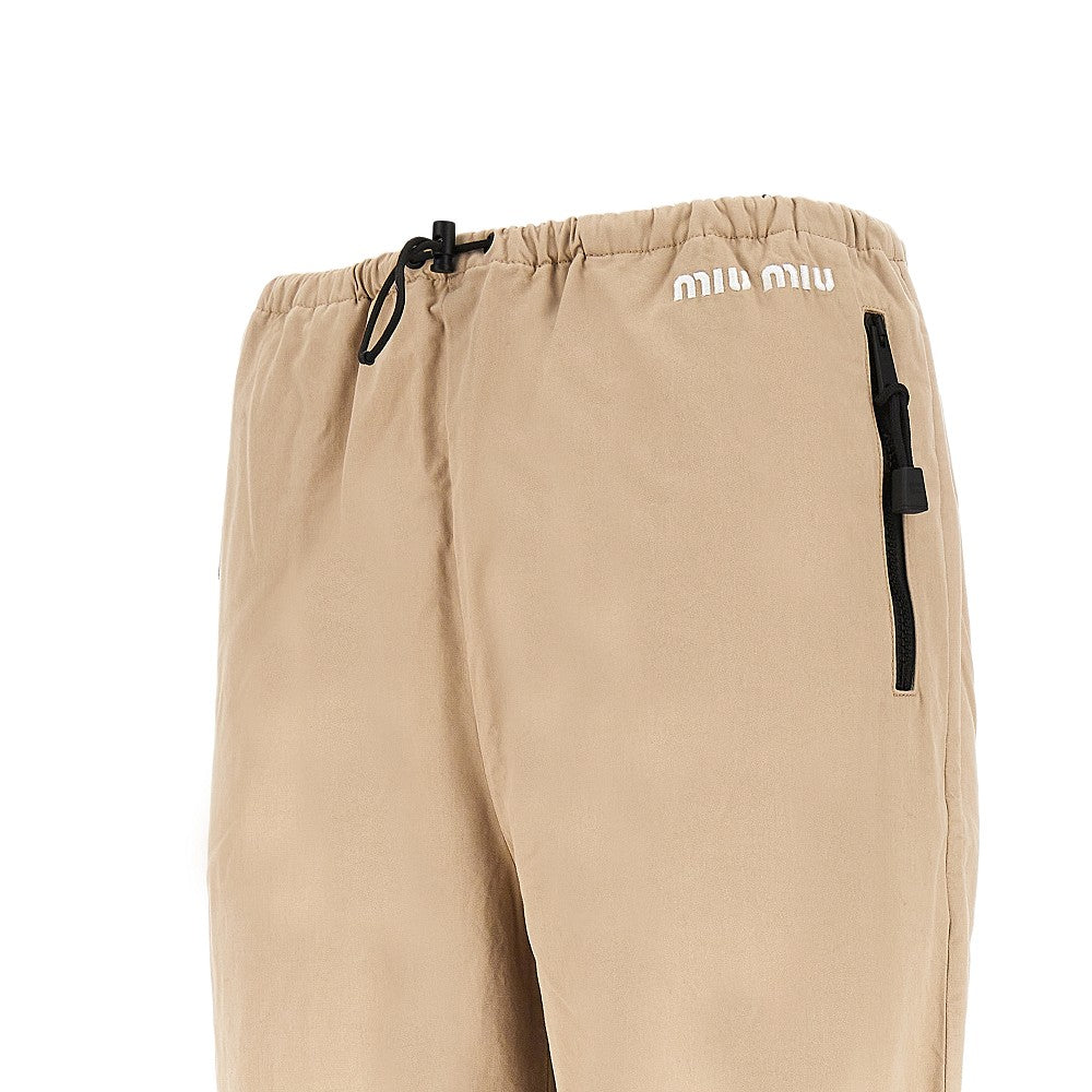 Pantalone in gabardine washed