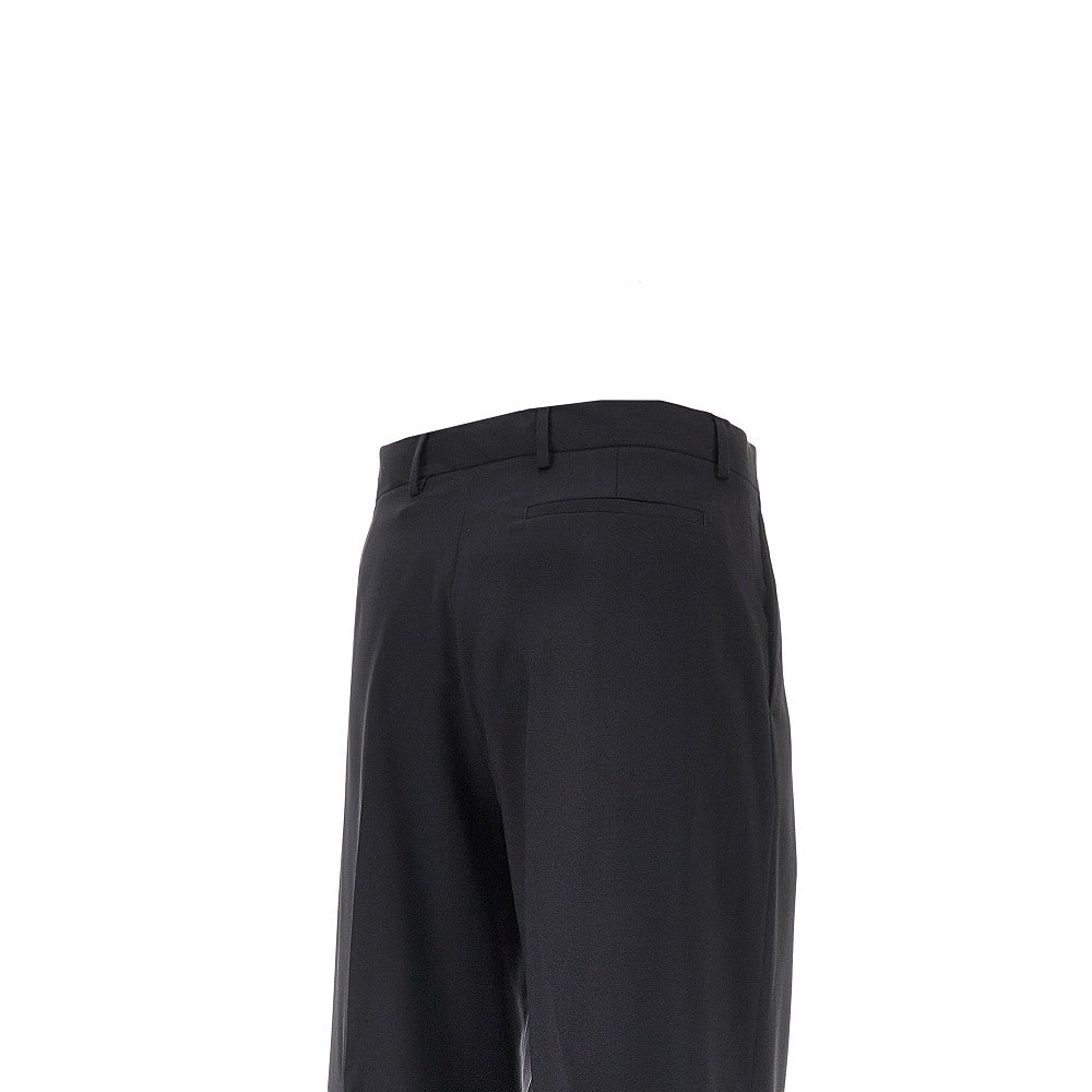 Pantalone 'Orazio' in lana con pince