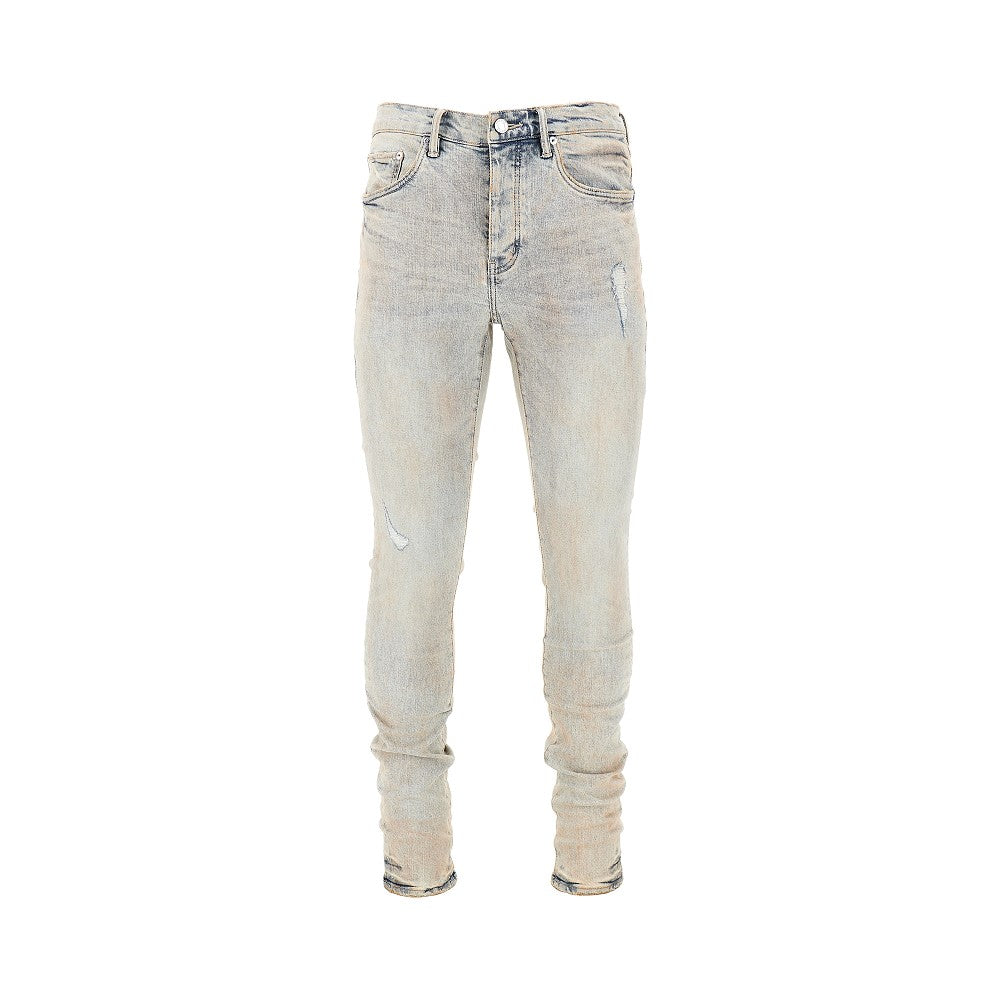 Jeans P001 Pink Mud Distressed