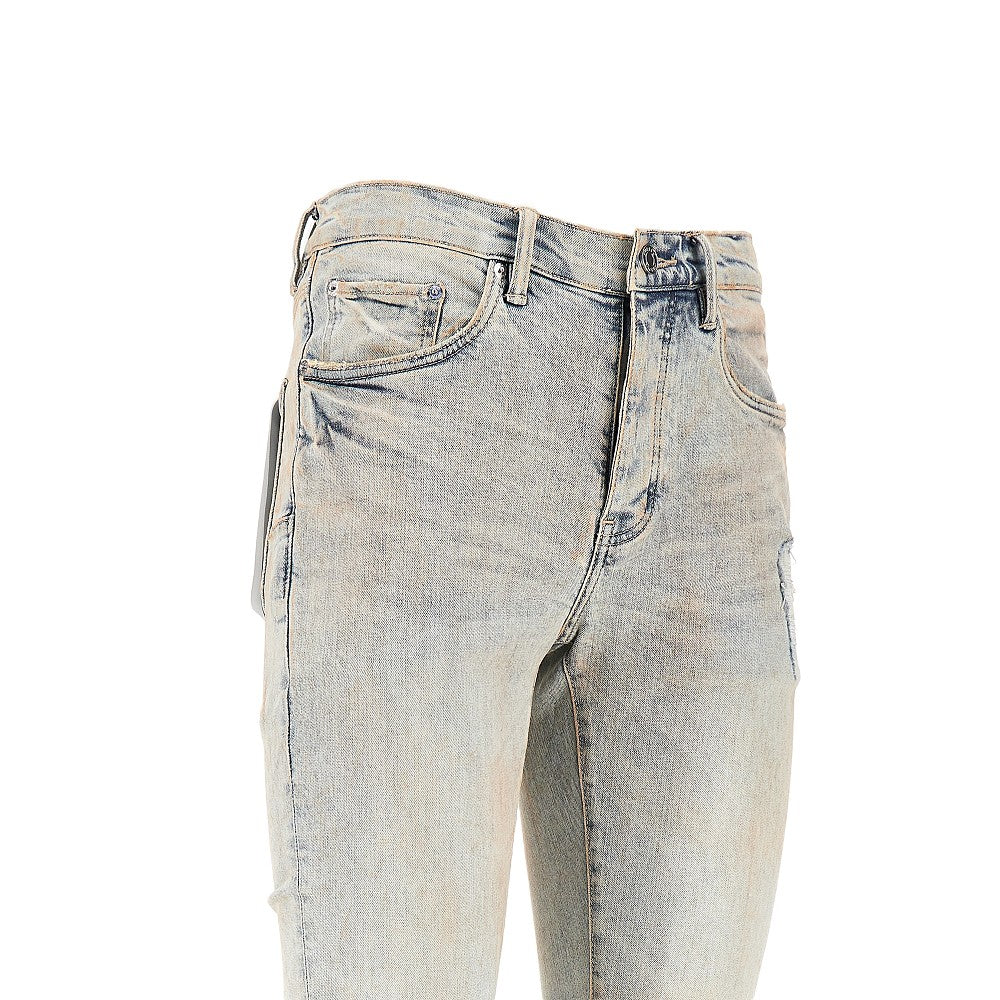 Jeans P001 Pink Mud Distressed