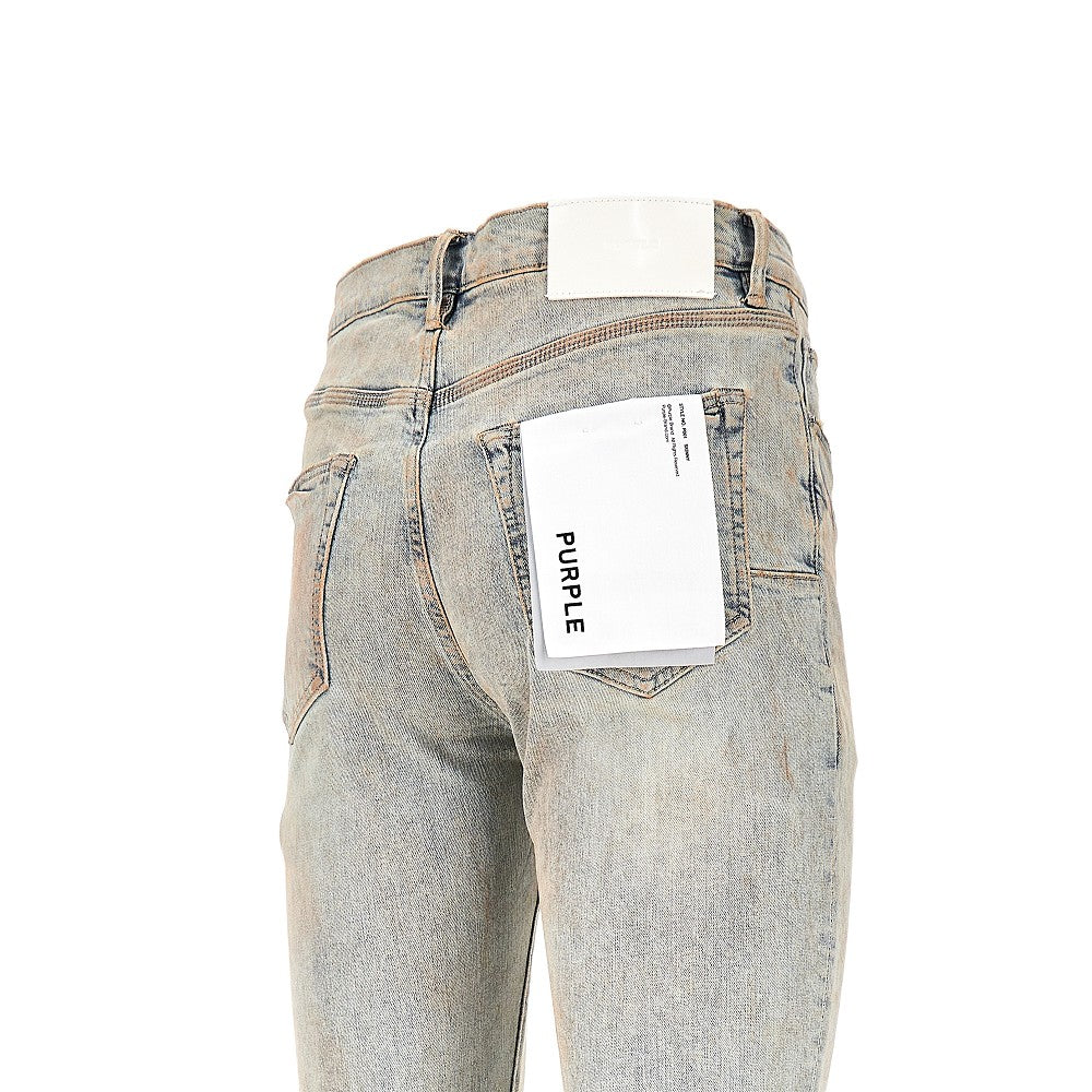 Jeans P001 Pink Mud Distressed