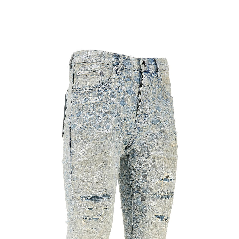 Jeans P001 Skinny Jacquard Monogram