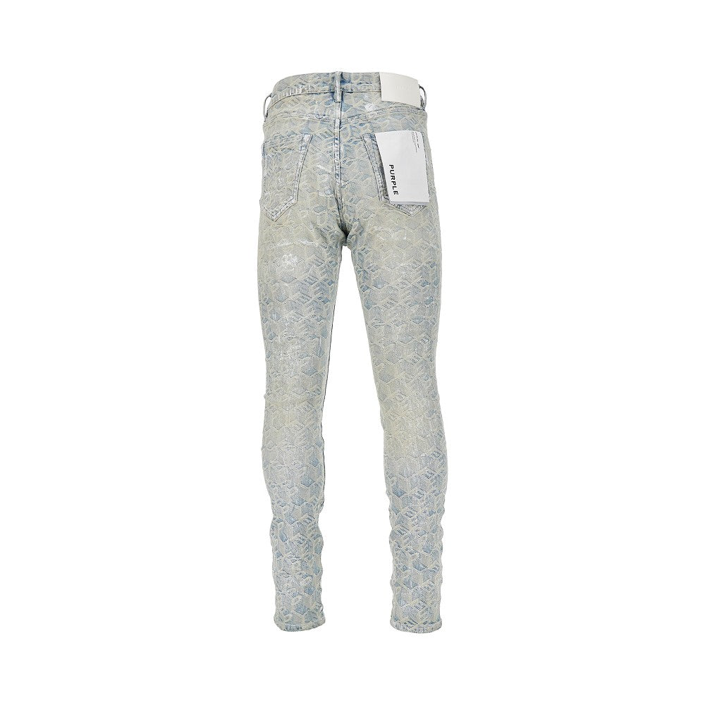 Jeans P001 Skinny Jacquard Monogram