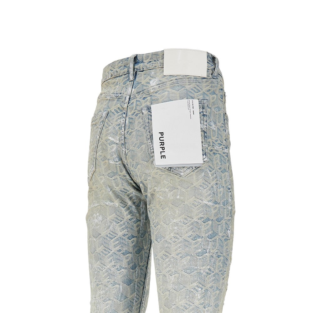 Jeans P001 Skinny Jacquard Monogram