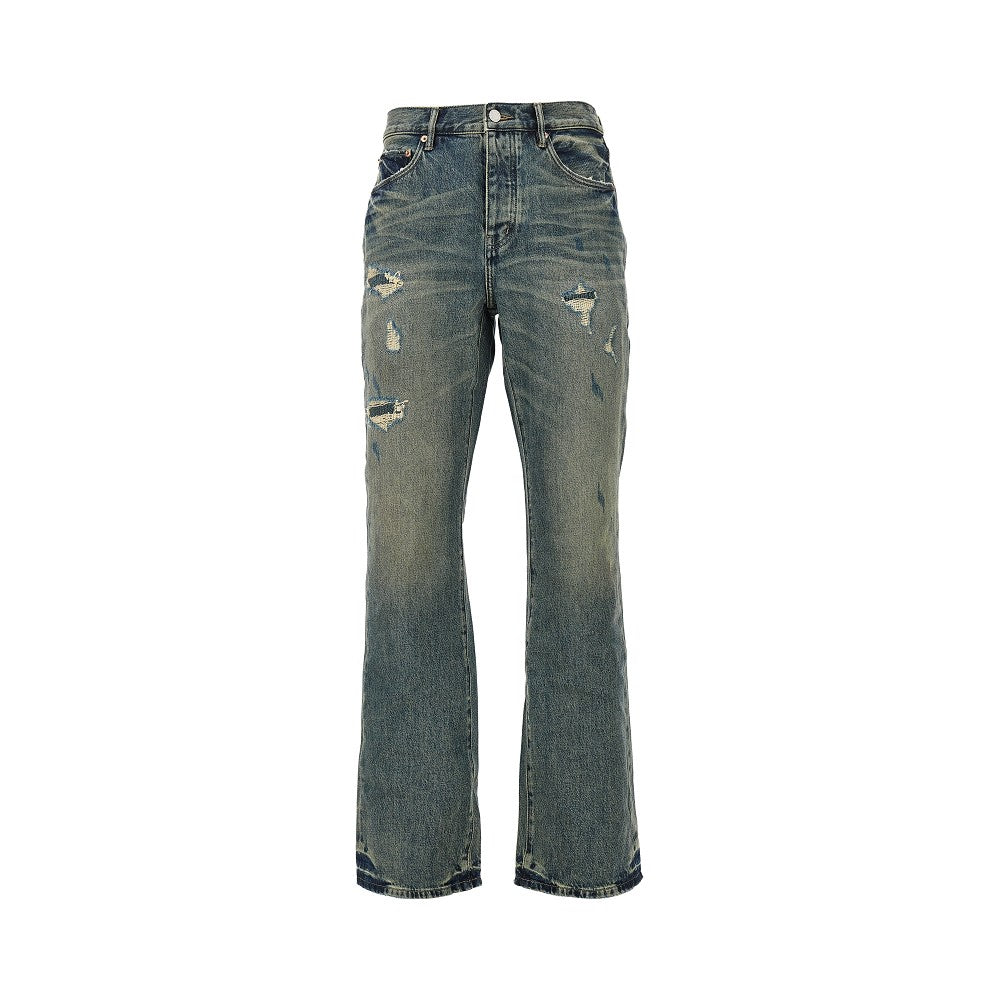 Quilted Destroy 'P026' jeans