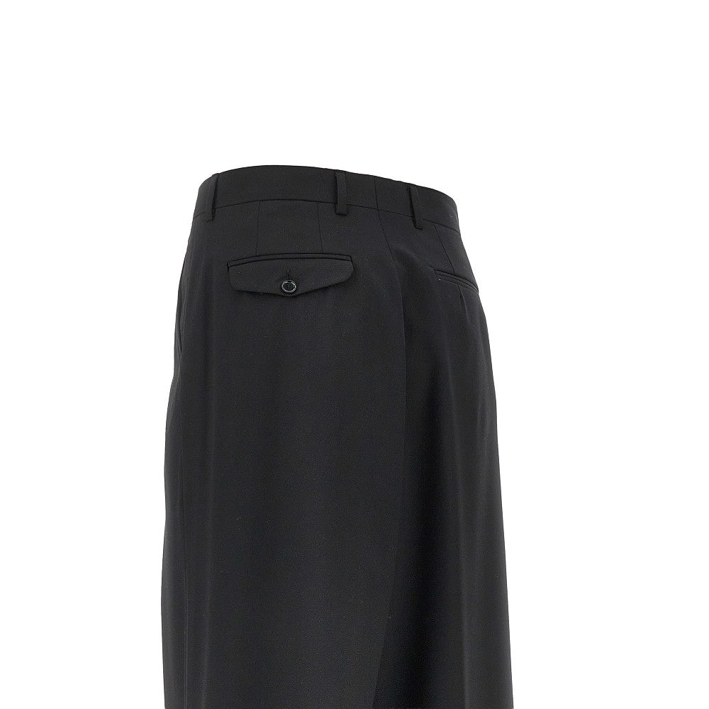 Pantalone in misto lana con pince