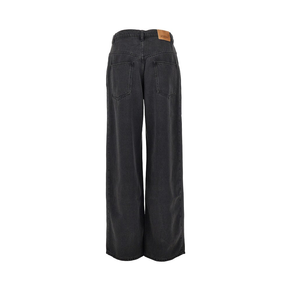 Pantalone wide-leg in denim