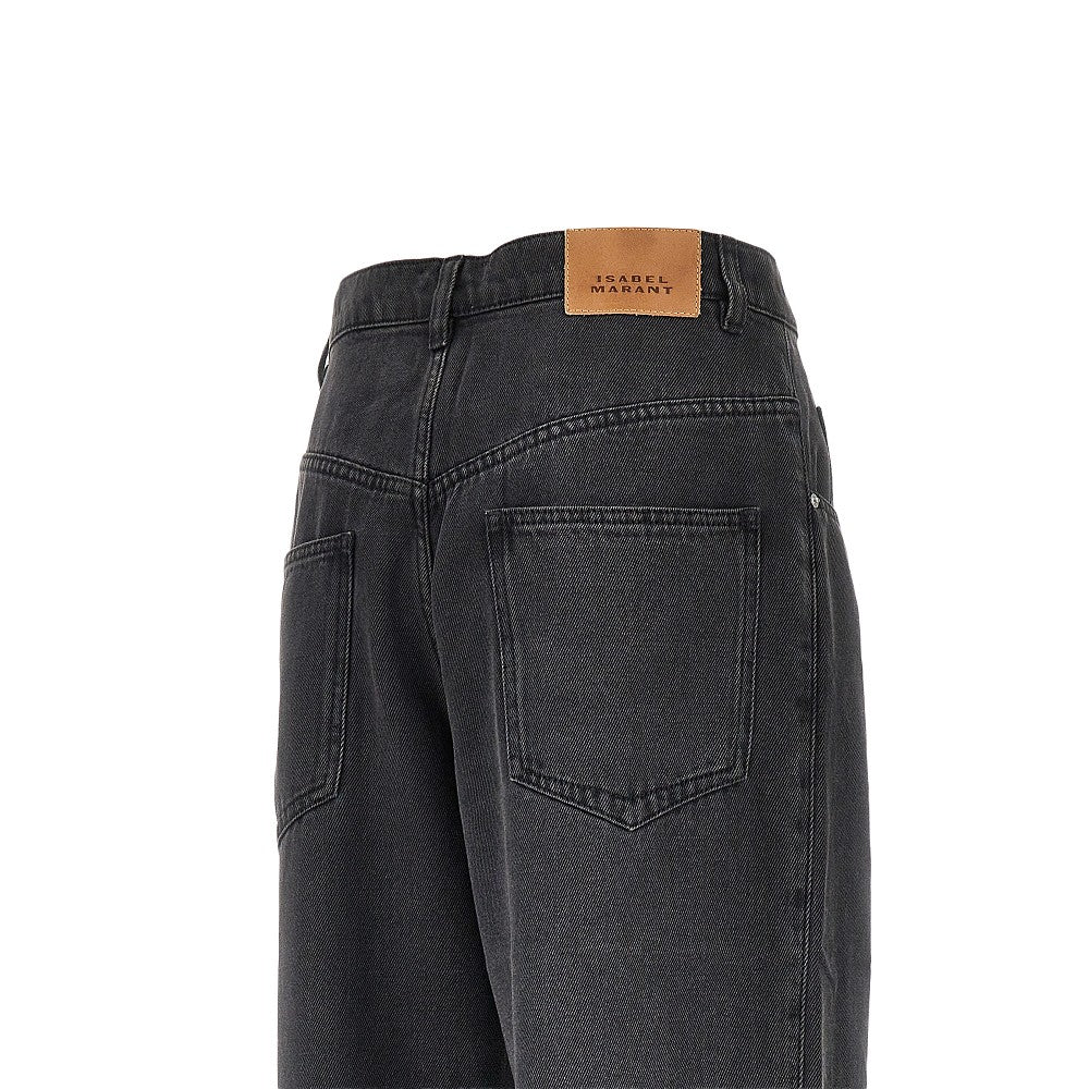 Pantalone wide-leg in denim