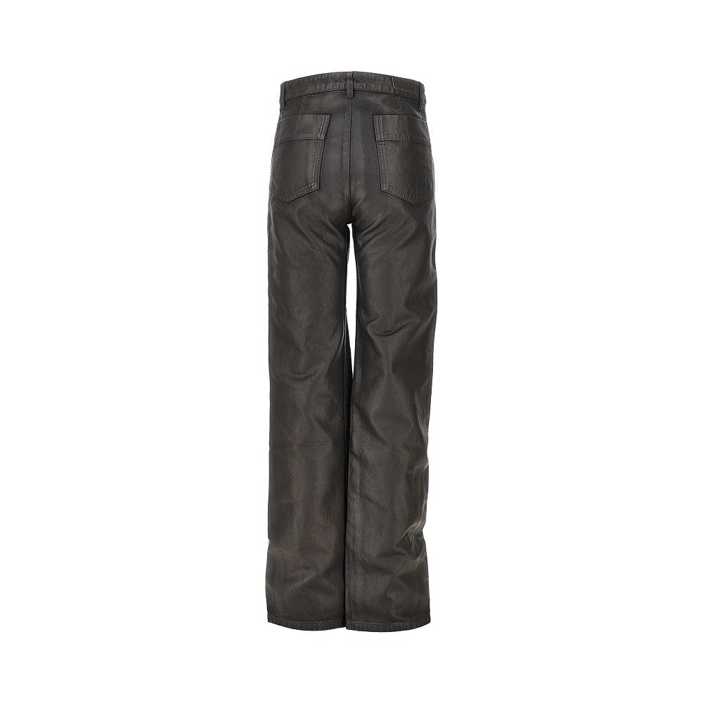 Pantalone Twisted in denim spalmato