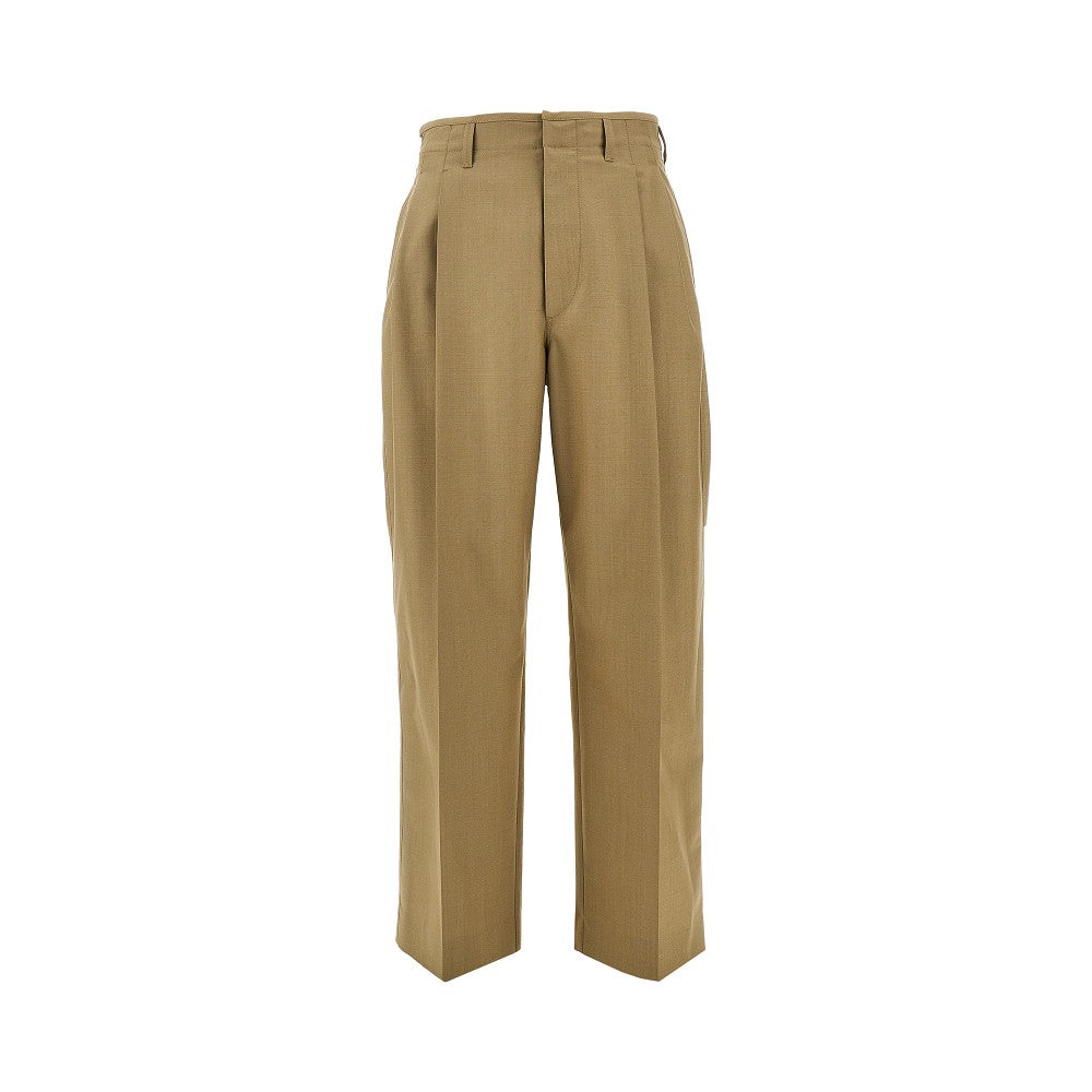 Pantalone in Tropical Polywool con pinces
