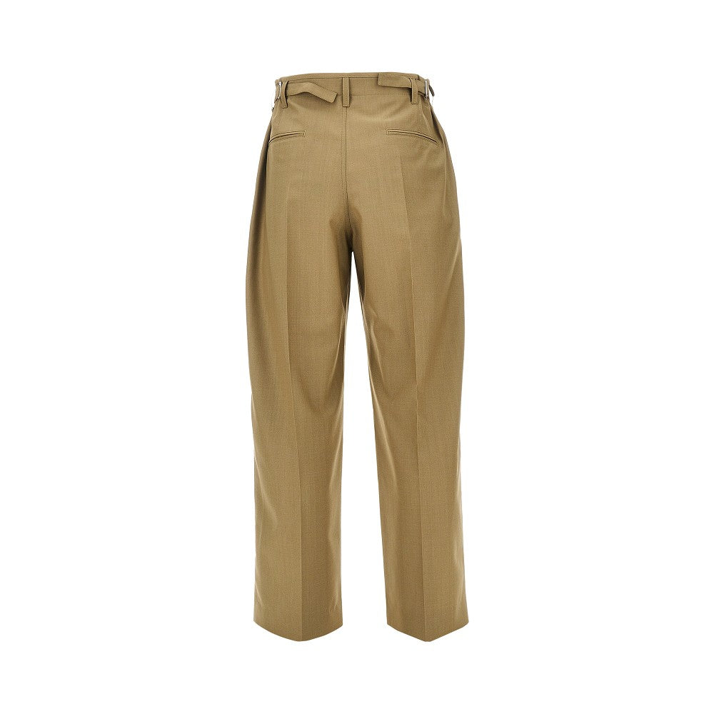 Pantalone in Tropical Polywool con pinces